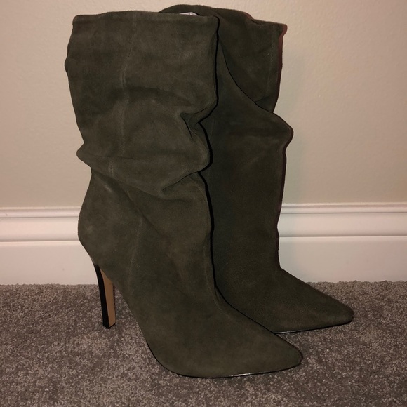 Aldo Olive Green Booties - Picture 2 of 5